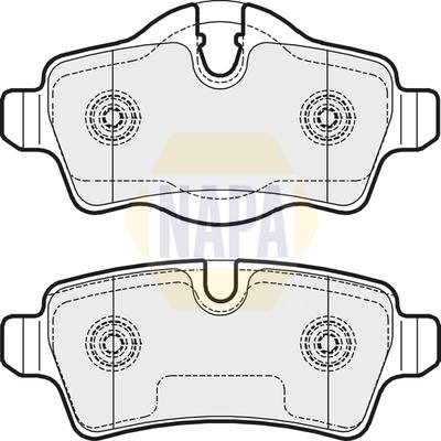 Napa Rear Brake Pad Set
