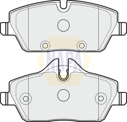 Napa Front Brake Pad Set
